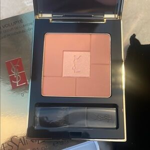 Yves Saint Laurent Terra Cotta Pink Blush Compact with highlighter